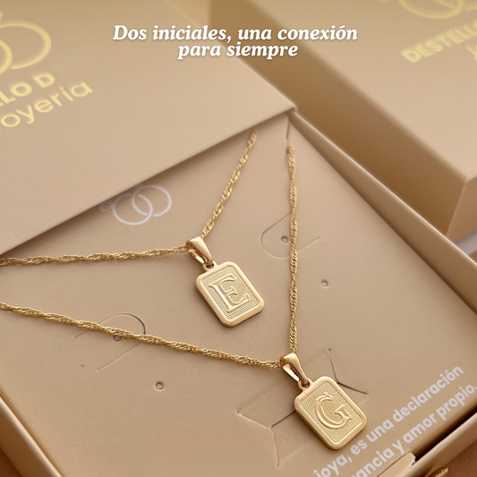 Dúo De Iniciales Para Compartir | Envío Gratis