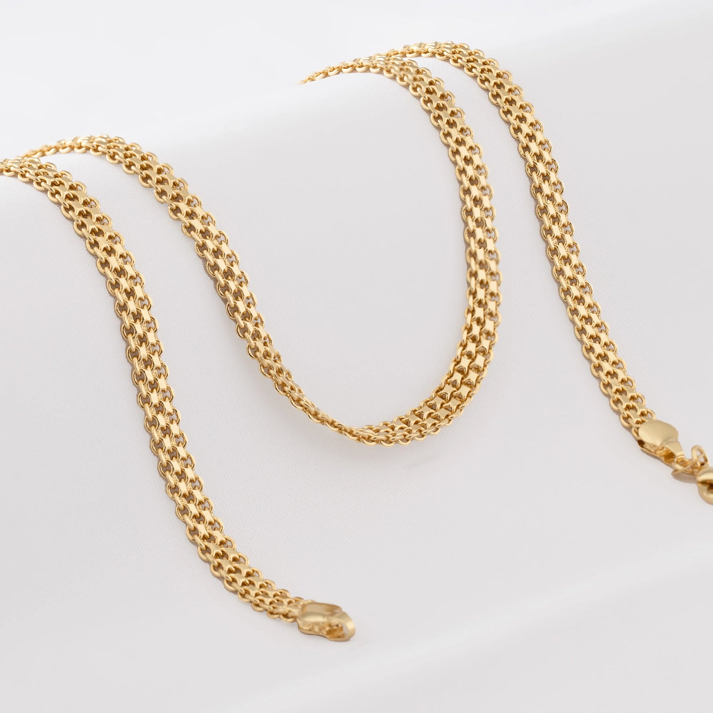 Cadena Chinesca Doble Carril 65 Cm | Envío Gratis