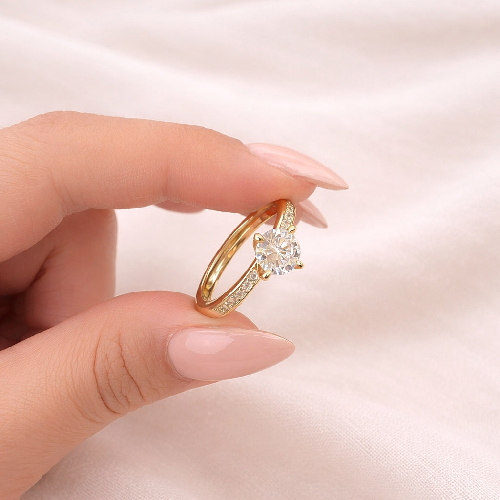 Anillo Crystal Gold | Ajustable