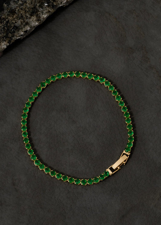 Pulsera Circonio Verde