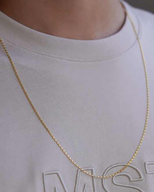 Cadena Caracol Delgada | 60 cm