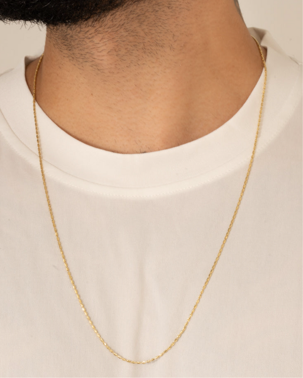 Cadena Tube Gold | Envío Gratis