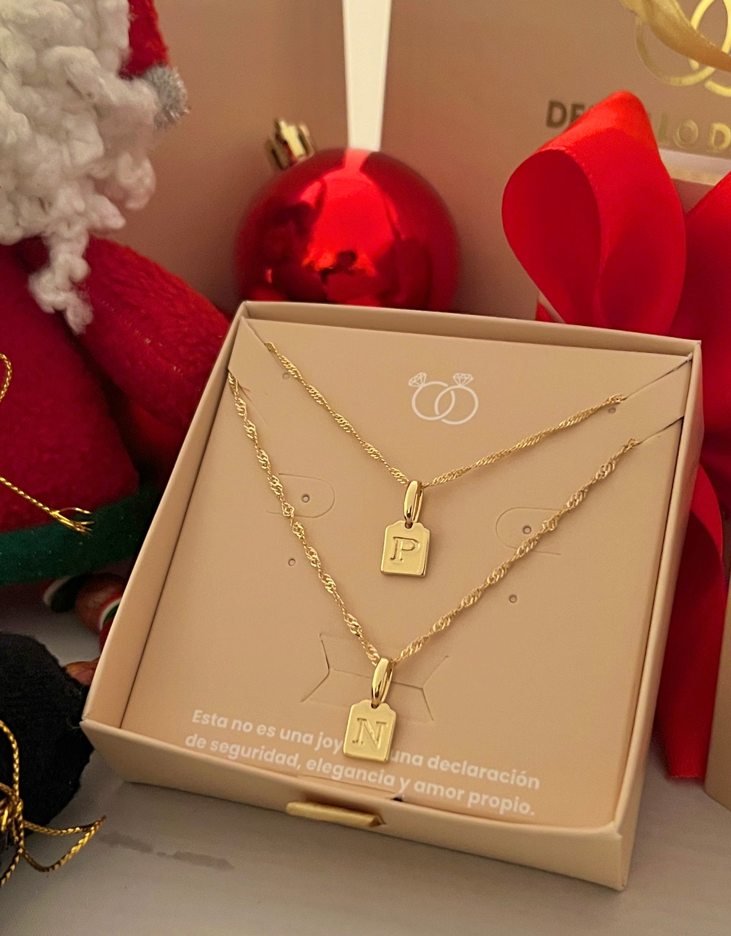 Dúo Pareja Inicial En Placa | Envío Gratis