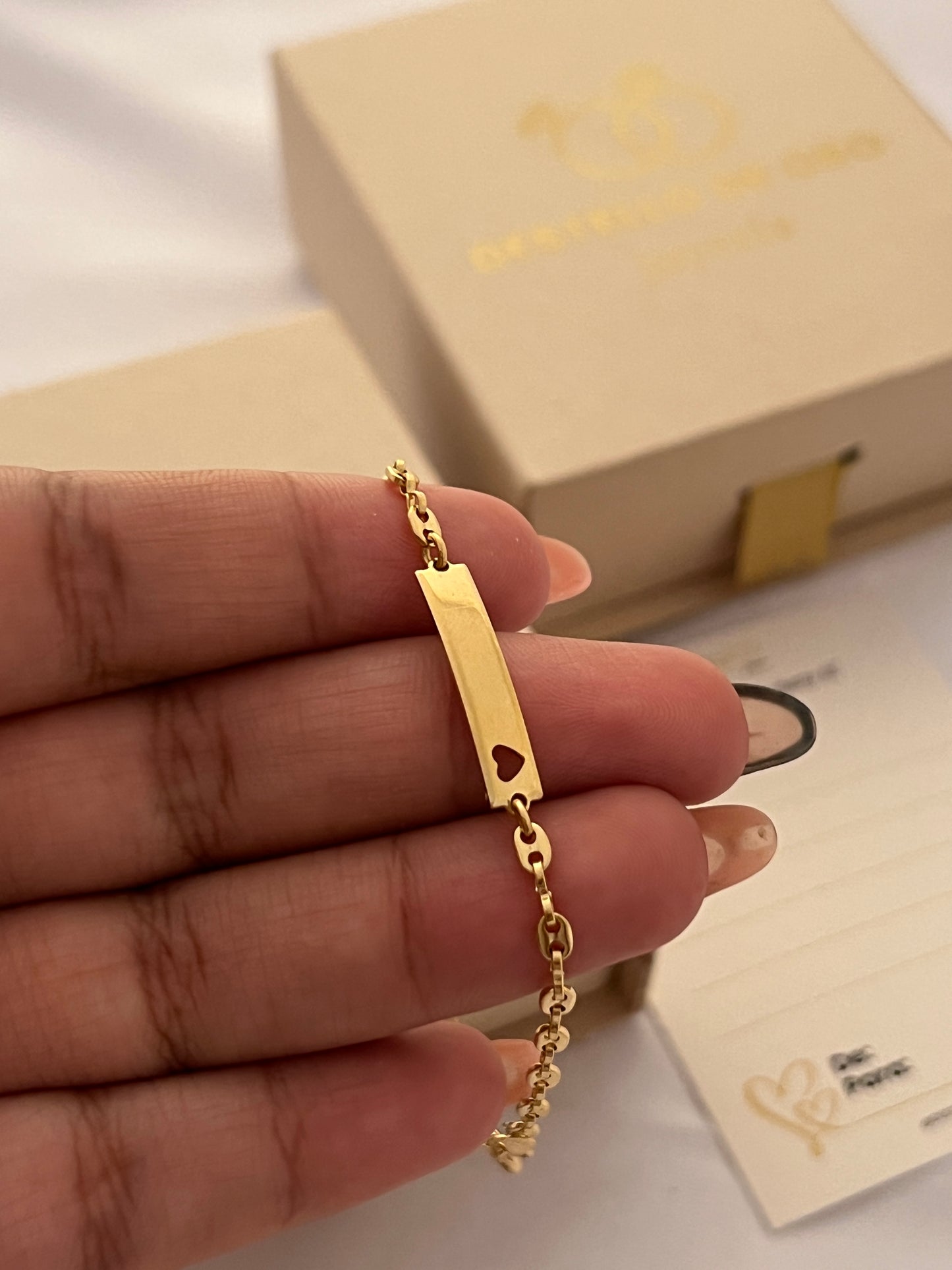 Pulsera Placa Gucci Baby