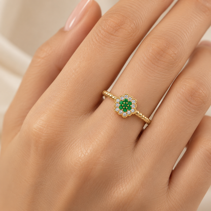 Anillo Flor de Cristal