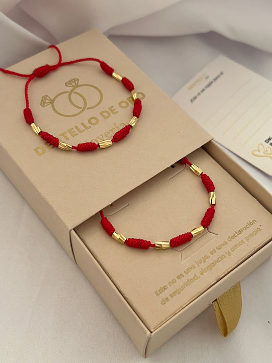 Dúo Pulsera 7 Nudos Canutillo