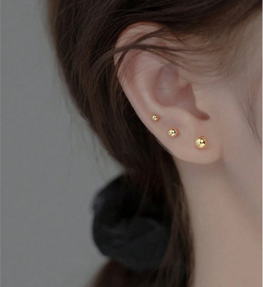 Sets aretes balin pequeños (3 pares)