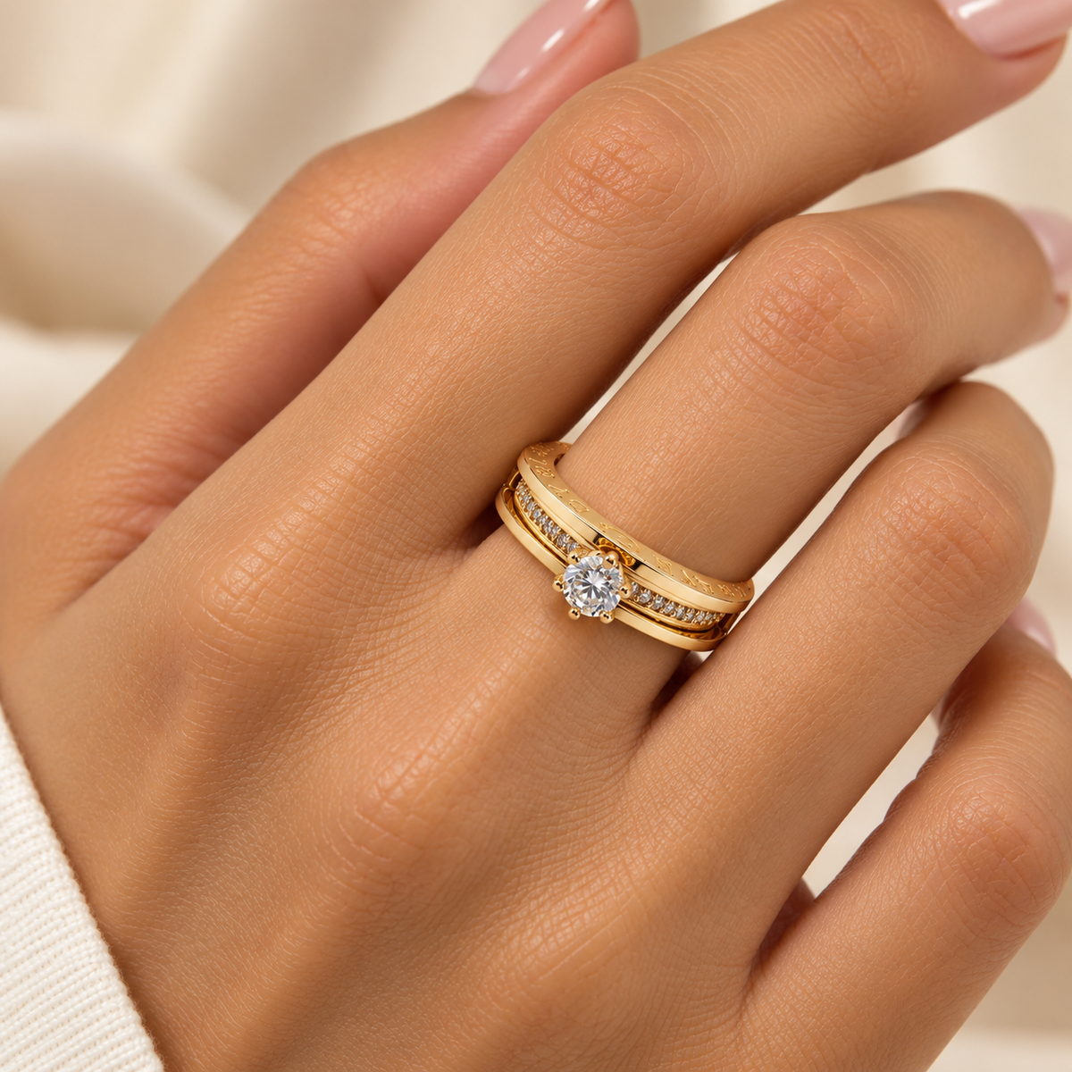 Anillo 2 en 1 Bvlgari | Envío & Regalo Gratis