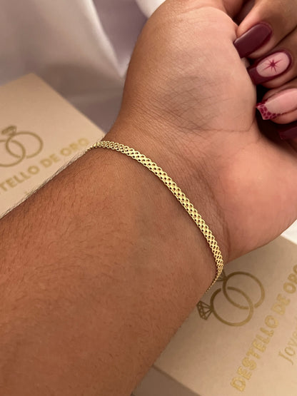 Pulsera Tejido Chino Italiana | 16 Cms