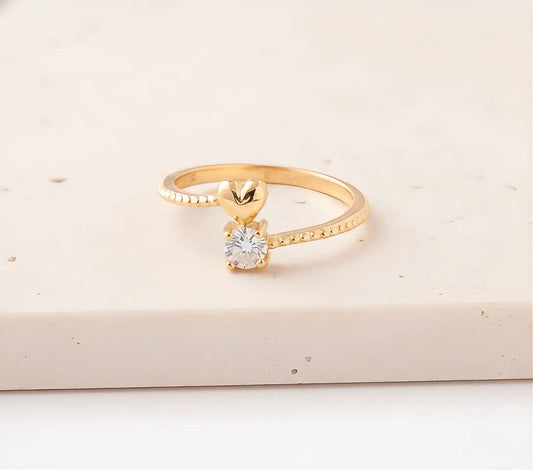 Anillo Latido De Oro