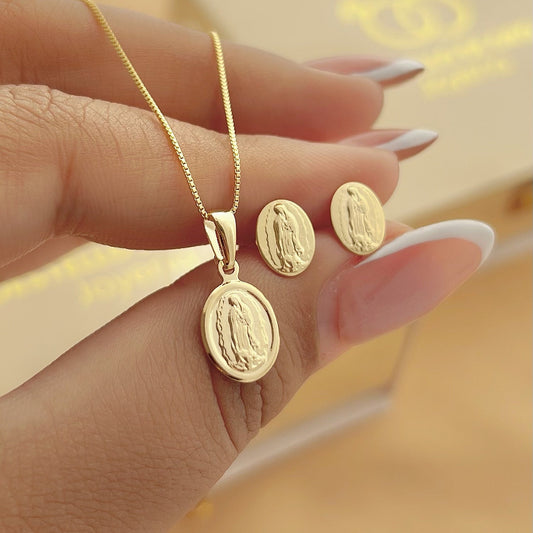 Set Virgen Guadalupe Esencia Dorada