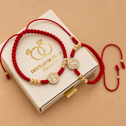 Dúo Pulseras San Benito Italiana 🇮🇹