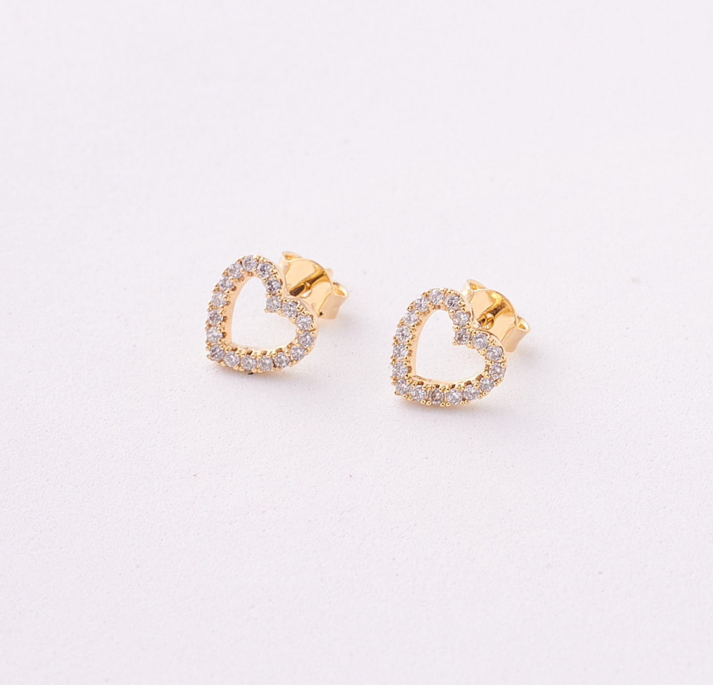 Aretes Corazón De Luz