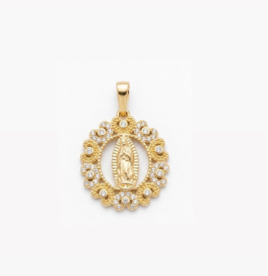 Dije Virgen Guadalupe Aura