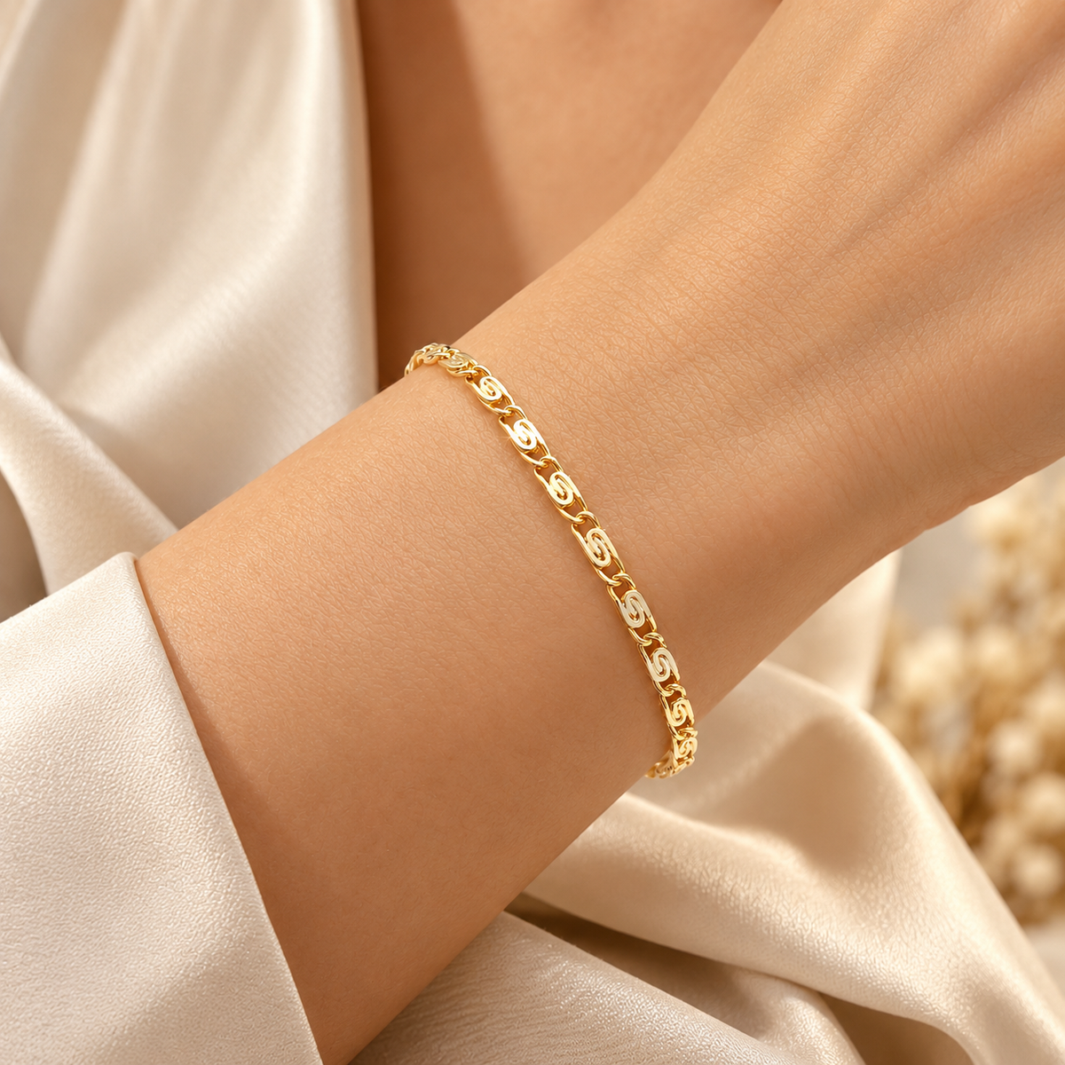 Pulsera Tejido Caracol | 18 Centímetros
