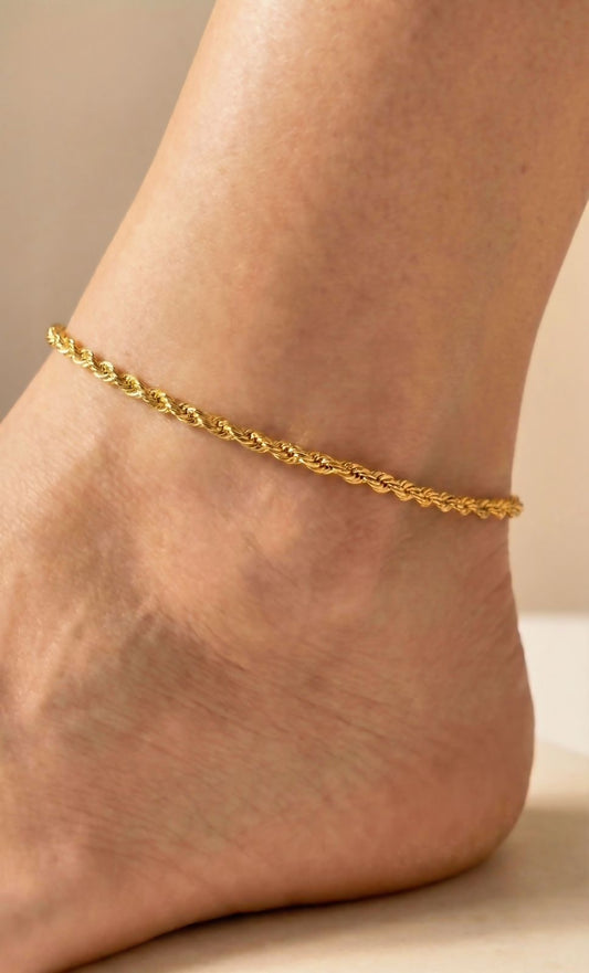 Tobillera Tejido Lazo | 25 Cm