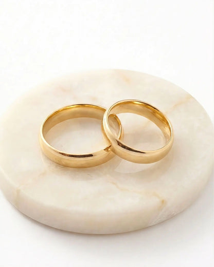 Dúo Argollas Lisas