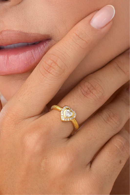 Anillo Cristal Love