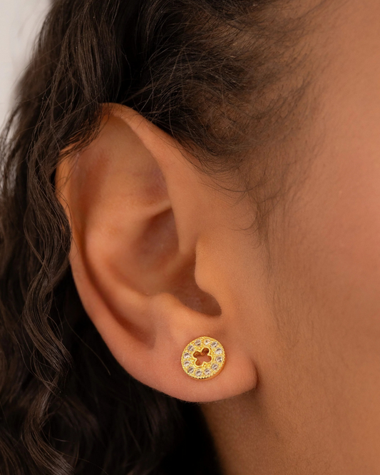 Arete Clover Redondo Silueta