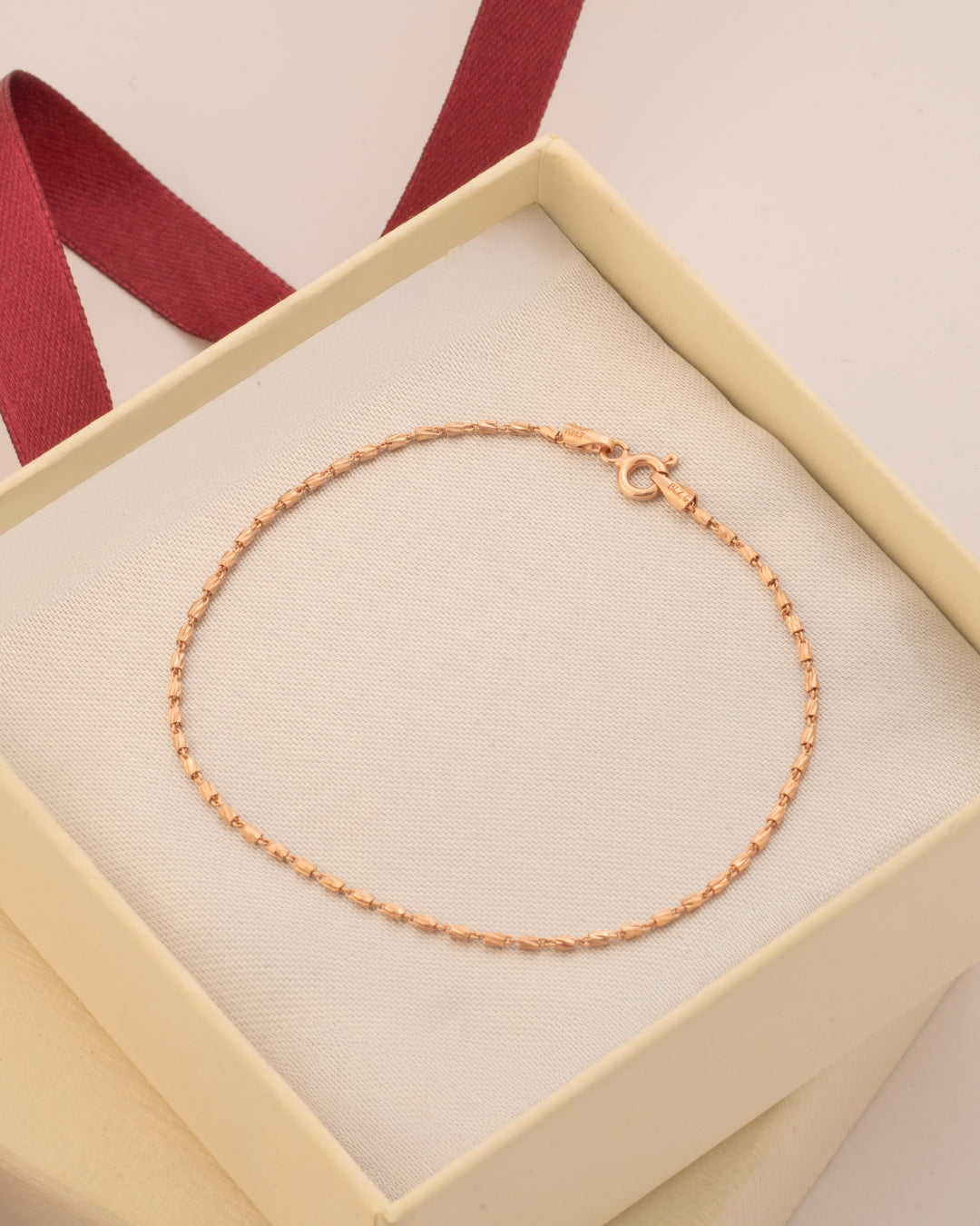 Pulsera Tube Rose Italiana | 19.5 cm