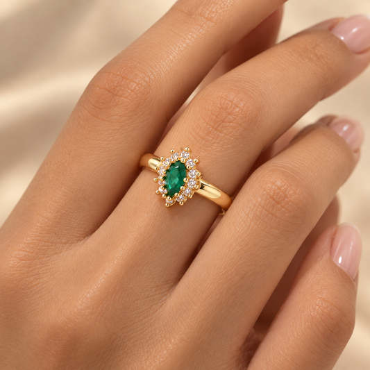 Anillo Esmeralda Imperial