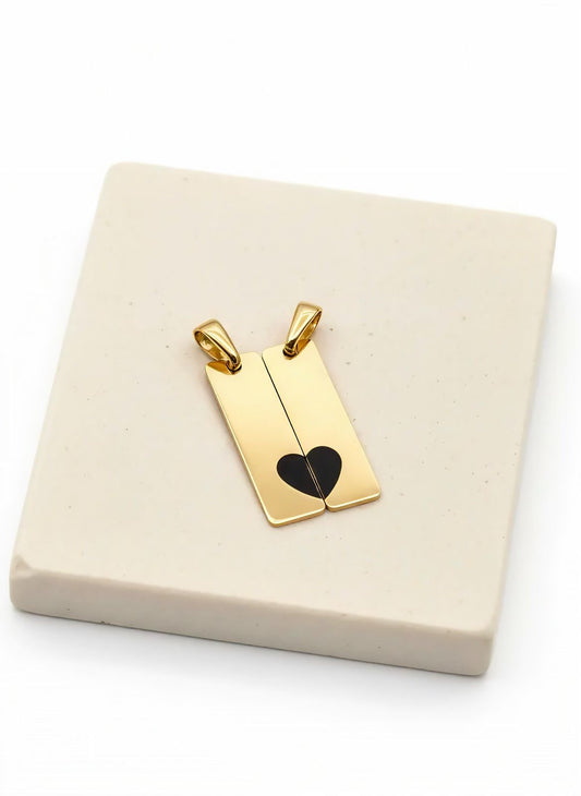 Dije Placa Dúo Love