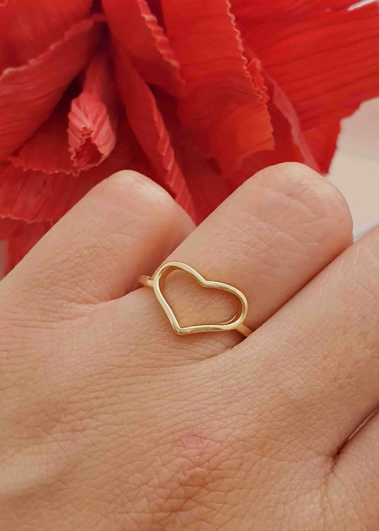 Anillo Silueta Corazón