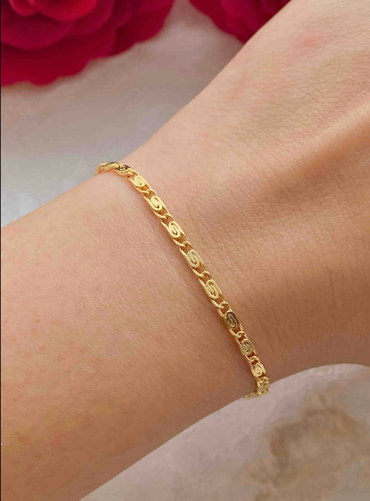 Pulsera Caracol 2mm 18cm