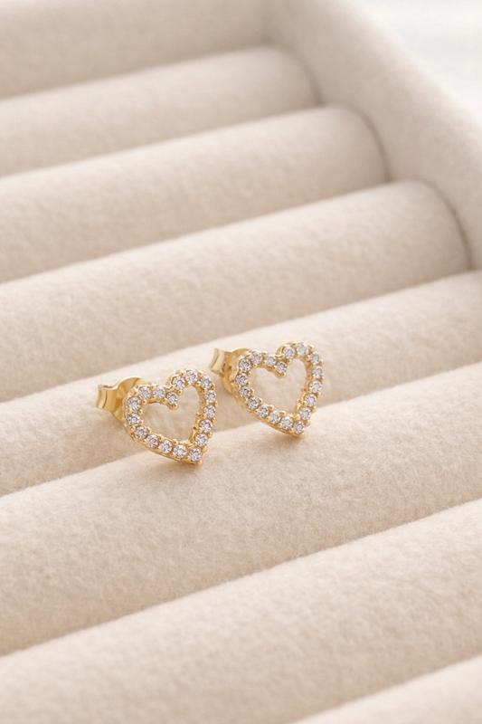 Aretes Little Corazón