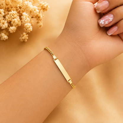 Pulsera Cubanita Personalizable | 16 cm
