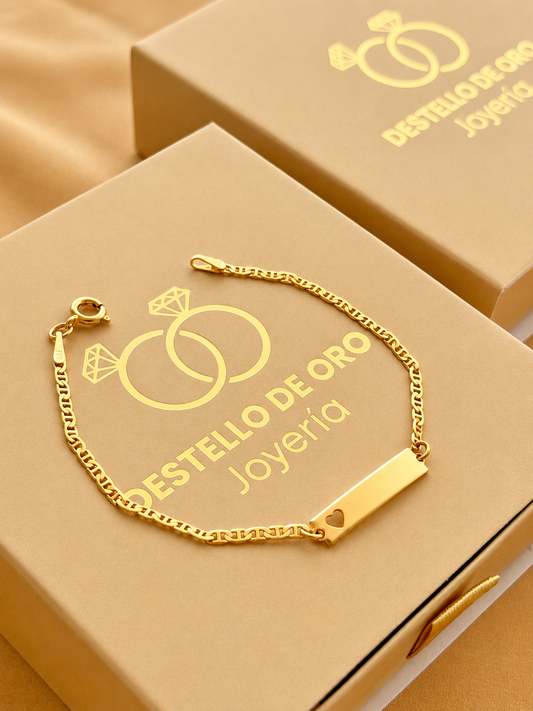 Pulsera Esclava Tejido Escalera | 16 cm