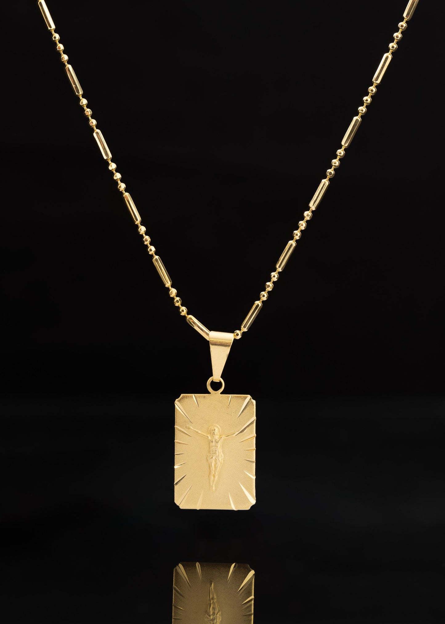 Cadena Canutillo Militar 65Cms + Dije Placa Señor
