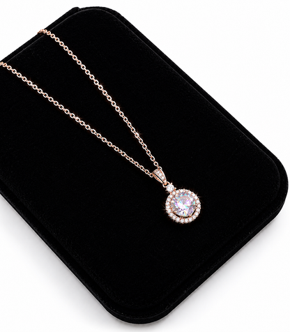 Set Halo Moissanite | Plata Ley 925 Italiana 🇮🇹