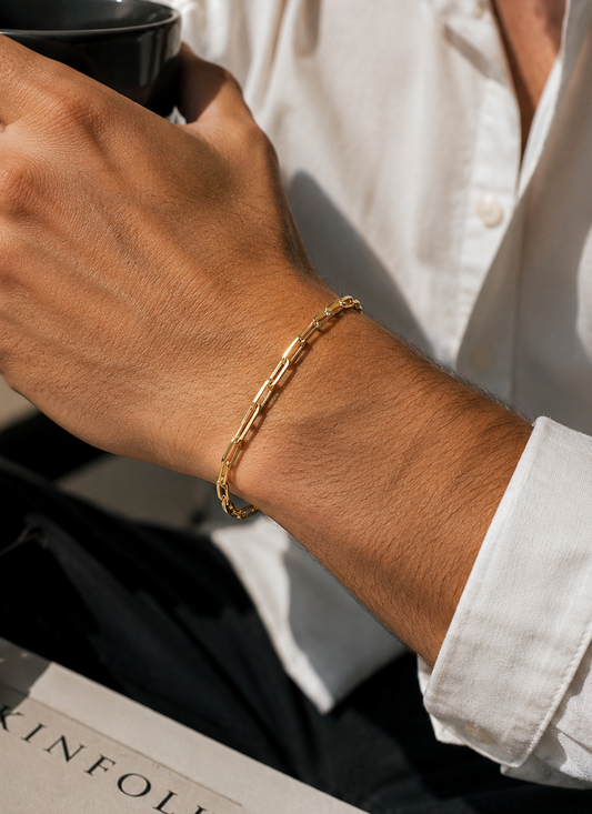 Pulsera Tejido Chain | 18 Centímetros