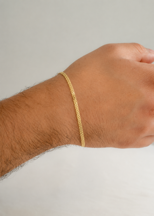 Pulsera Tejido Chino Italiana | 19.5 Centímetros
