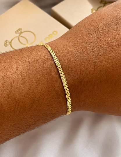 Pulsera Tejido Chino Italiana | 16 Centímetros