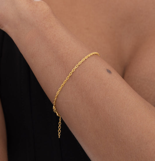 Pulsera Singapur Italiana | 16 Centímetros
