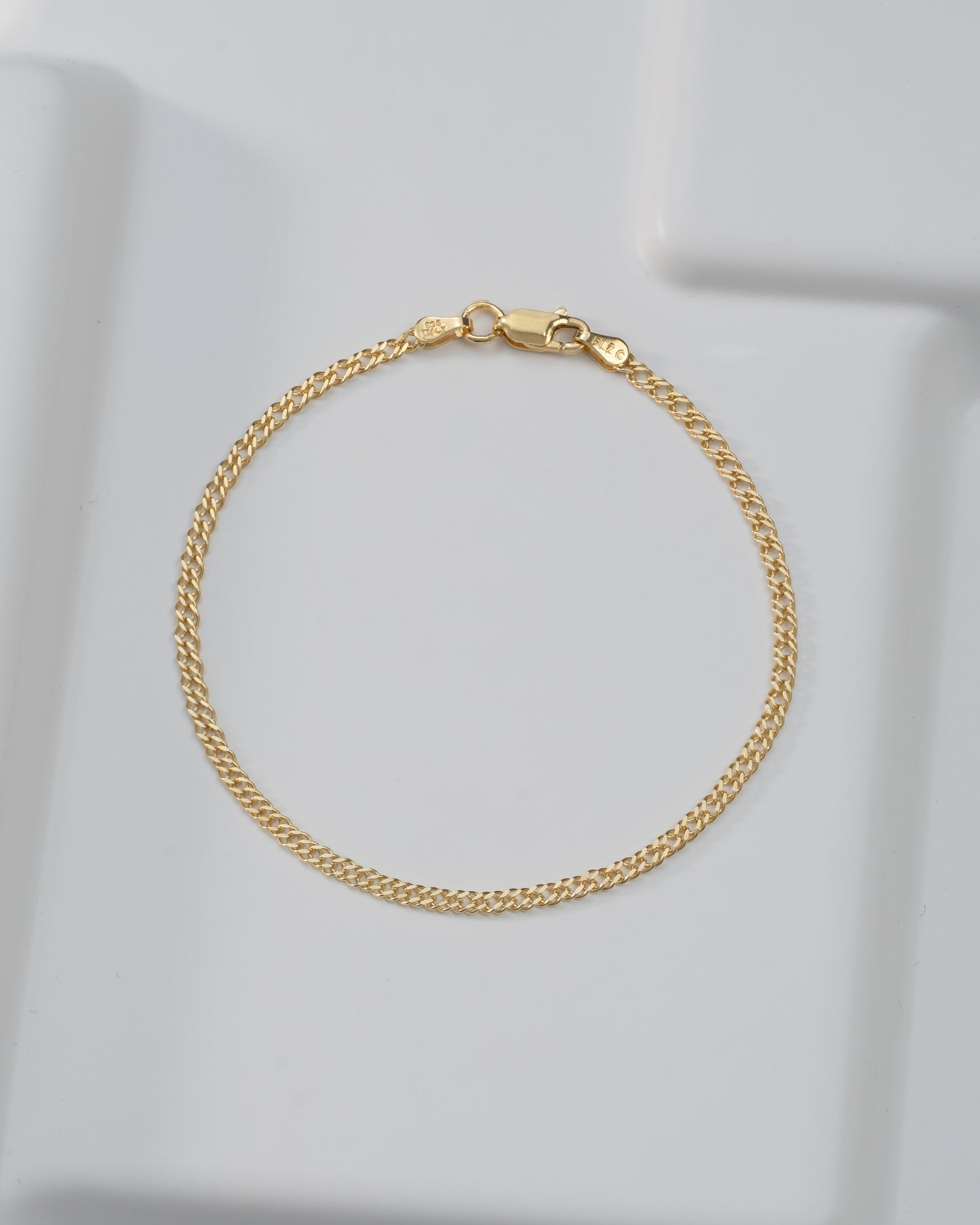 Pulsera Tejido Cruzado Italiana | 19.5 Centímetros