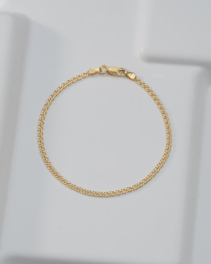 Pulsera Tejido Cruzado Italiana | 19.5 Centímetros