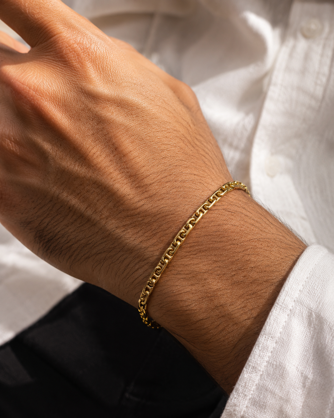 Pulsera Tejido Marine | 18 Centímetros