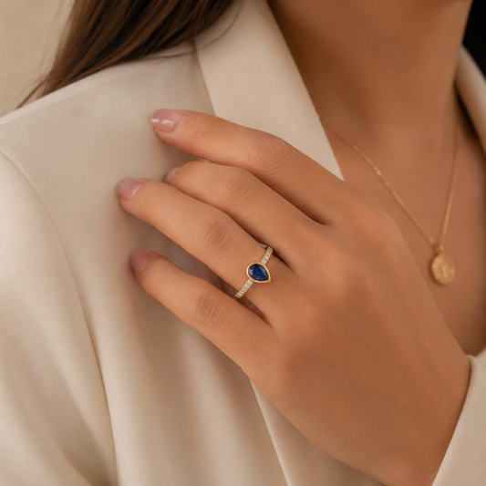 Anillo Zafiro Real