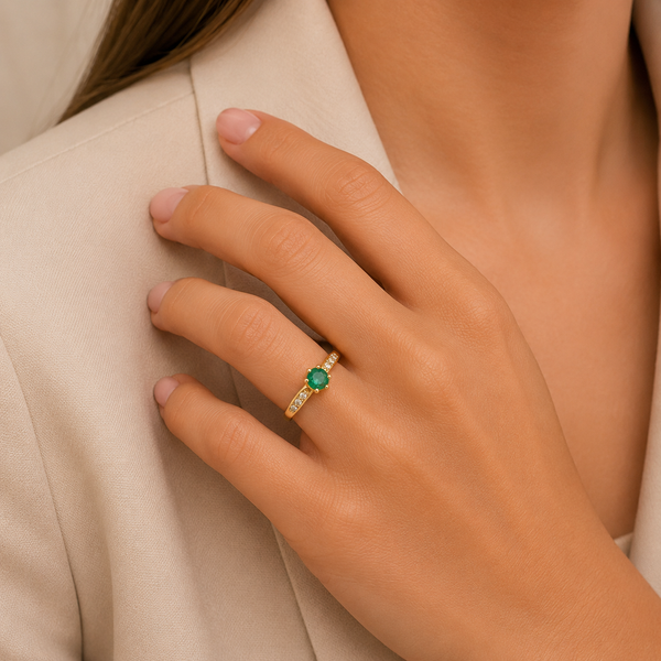 Anillo Aurelia Smerald