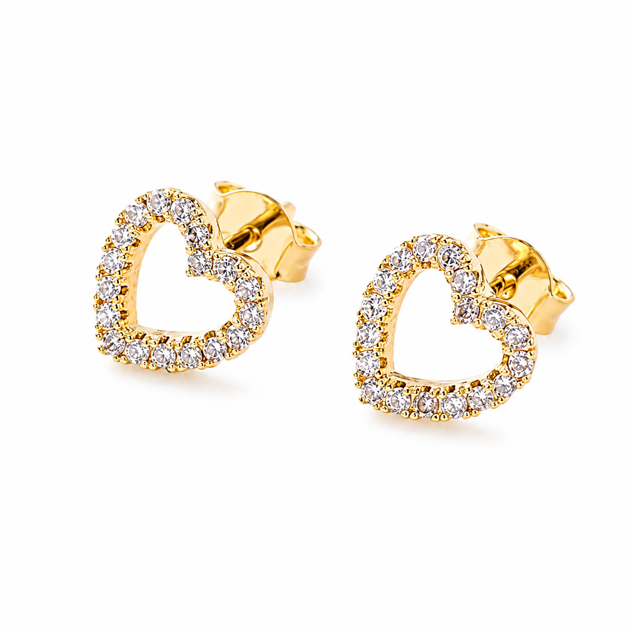 Aretes Corazón De Luz