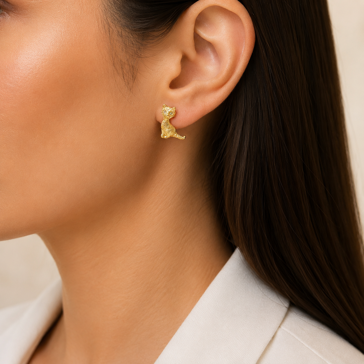 Aretes Cat Love