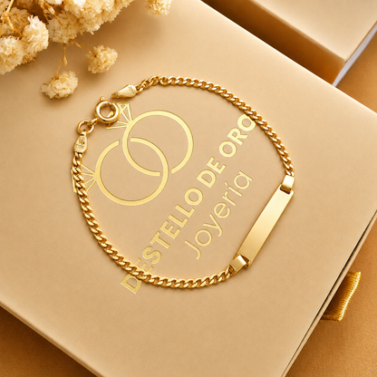 Pulsera Cubanita Personalizable | 16 Centímetros