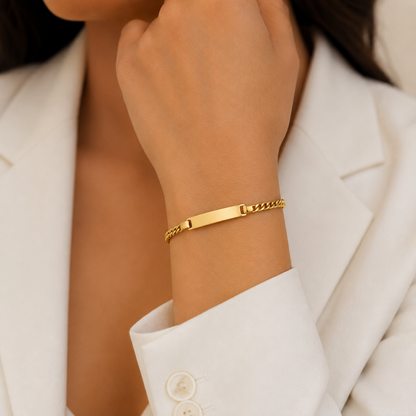Pulsera Cubanita Personalizable | 16 Centímetros