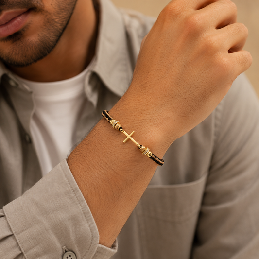 Pulsera Cruz De Fe