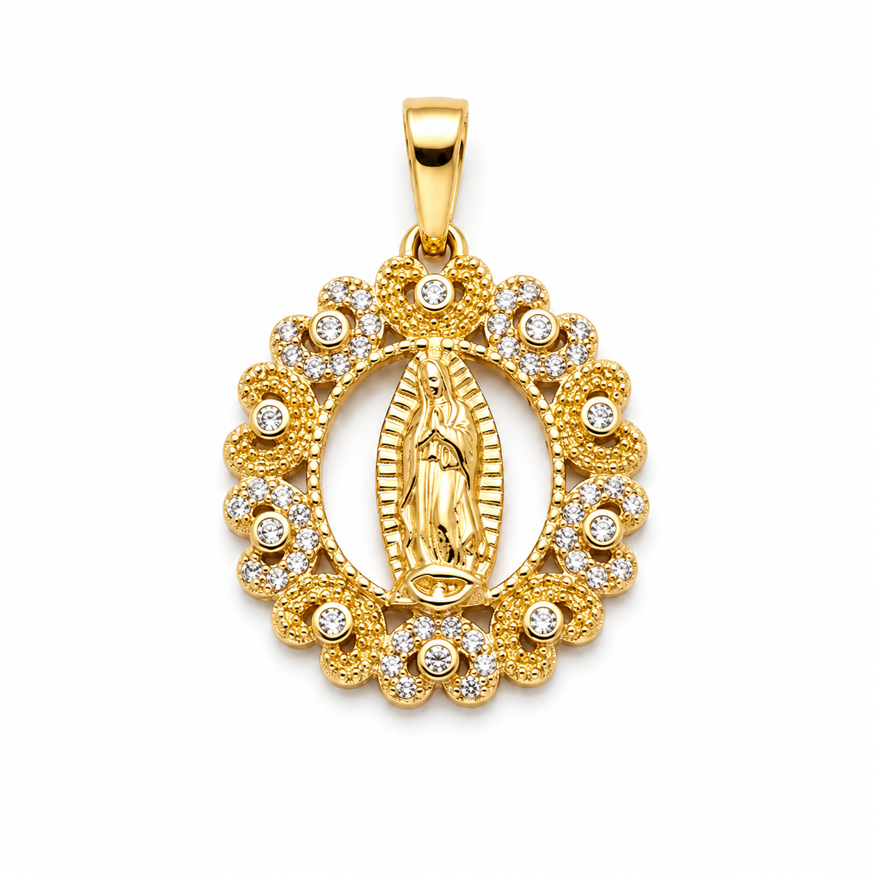 Dije Virgen Guadalupe Aura
