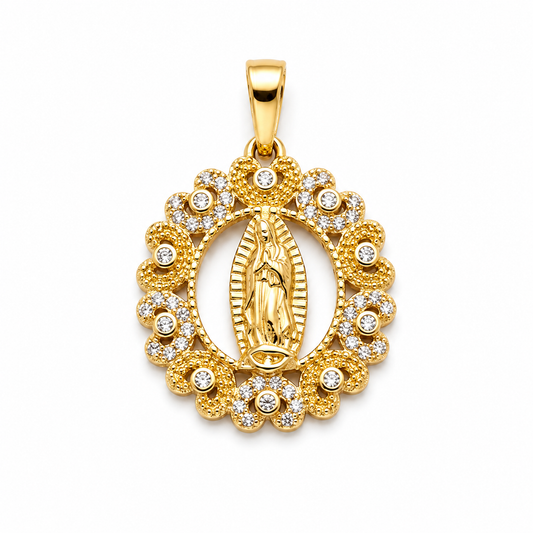 Dije Virgen Guadalupe Aura