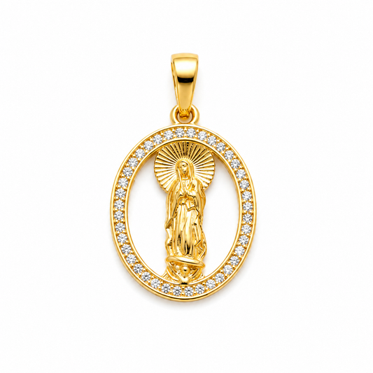 Dije Virgen Luz Celestial